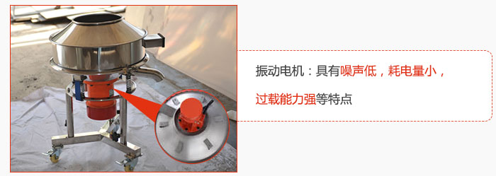振動電機：具有噪聲低，耗電量小，過載能力強等特點