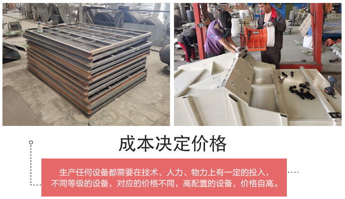 直線篩分機(jī)篩網(wǎng)，篩箱部件展示